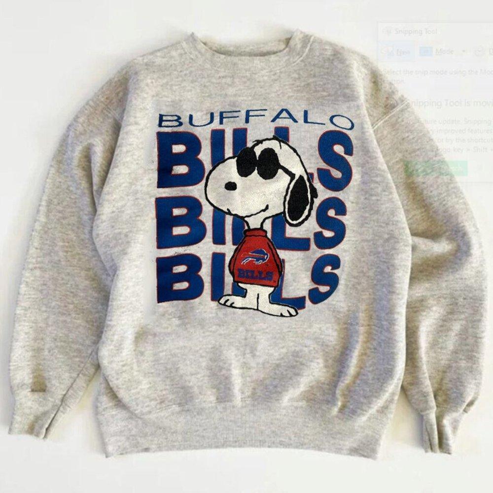 Retro Buffalo Bills Nfl Ash Color Hip Hop Retro Sweatshirt